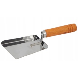 Žiedadulkių kaušelis, nerūdijantis plienas su medine rankena