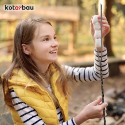 Grilio laužo šakutės, židinio šakutė 99 cm, dešros įdėklas, 10 vnt