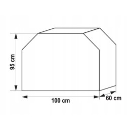 Grilio dangtis 100*60*95cm 99760 lund