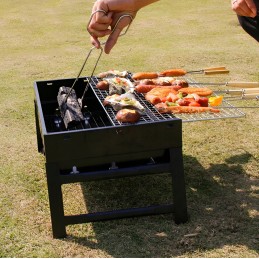 ⭐ anglis kempingas grilis nešiojamas sulankstomas lagaminas sodas kempingas ⭐