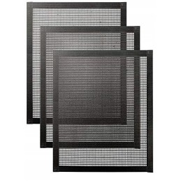 Daugkartinio naudojimo stiklo pluošto grilio kilimėlis, 3 vnt