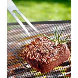 Daugkartinio naudojimo stiklo pluošto grilio kilimėlis, 3 vnt