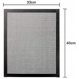Daugkartinio naudojimo stiklo pluošto grilio kilimėlis, 3 vnt