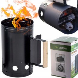 Kaminas anglims / briketams / griliui apšviesti