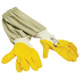 guminės, apsauginės pirštinės su drobe, dydis 9 m
