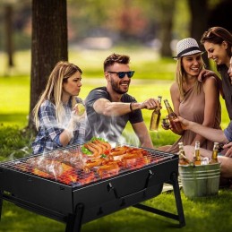 Turistinis grilis nešiojamas sulankstomas anglies grilis