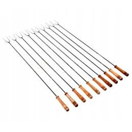 Lazdelės šašlykinei, šakutės 100 cm dešrai