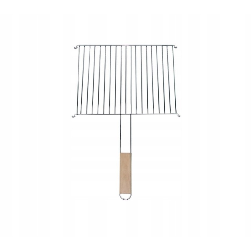 Grilio grotelės, chromuotas plienas, 40 x 30 cm