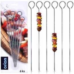 6x grilio iešmeliai ir plieniniai pagaliukai