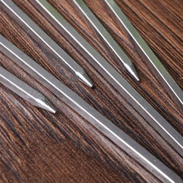 6x grilio iešmeliai ir plieniniai pagaliukai