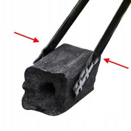 2in1 žnyplės maistui ir briketams (anglis)