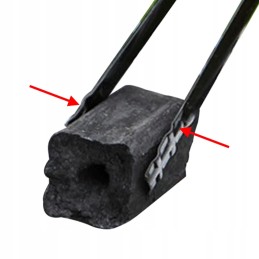 2in1 žnyplės maistui ir briketams (anglis)