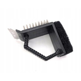 3in1 grilio valymo šepetys + grandiklis