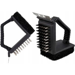 Gręžimo šepetys grotelių ir kepsnių grotelių valymui.