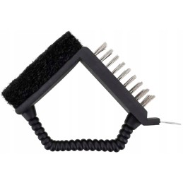 Gręžimo šepetys grotelių ir kepsnių grotelių valymui.