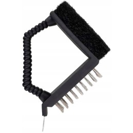 Gręžimo šepetys grotelių ir kepsnių grotelių valymui.