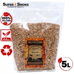 Super dūmų rūkymo drožlių alksnio dydis: m 5 litrai, doypack