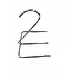 Vištienos rūkymo kabliukai - trigubi, 5 vnt