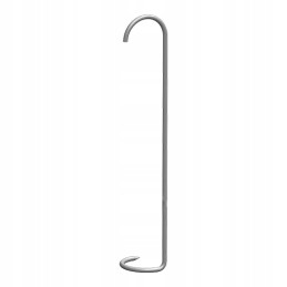 Įsukami žuvies rūkymo kabliukai, rinkinyje 5 vnt.