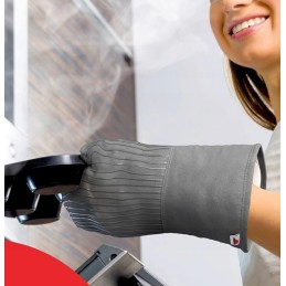 2 vnt grilio virtuvinės pirštinės, karščiui atsparios, židinys, orkaitė, židinys, pilka