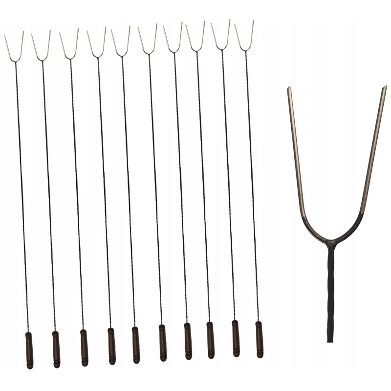 Dešros lazdelės, 10 vienetų rinkinys, 100 cm ilgio