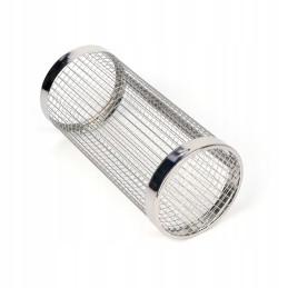 BBQ grilio krepšelis, tinklinės grotelės daržovėms, 19 x 8 cm, nerūdijantis plienas