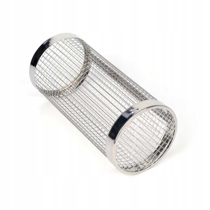 BBQ grilio krepšelis, tinklinės grotelės daržovėms, 19 x 8 cm, nerūdijantis plienas