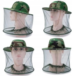 Medvilninė kepurė nuo uodų apsaugo nuo uodų ir kamufliažinių bičių