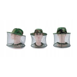 Medvilninė kepurė nuo uodų apsaugo nuo uodų ir kamufliažinių bičių