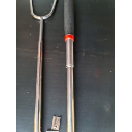 Teleskopiniai stulpai, sulankstomas židinys, grilio šakutė