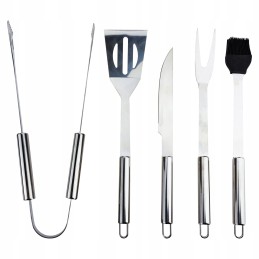 Grilio priedų rinkinys 5 viename dėkle