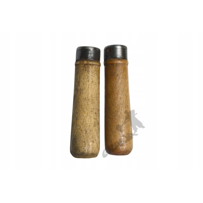 Didelės medinės rankenos - 2 vnt/komplektas. grilio grotelėms