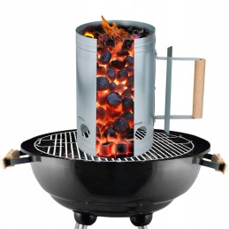 Kaminas šašlykinės ar briketų apšvietimui