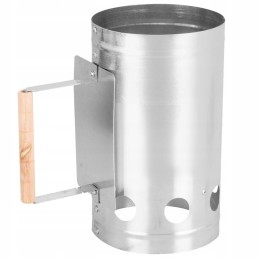 Kaminas šašlykinės ar briketų apšvietimui