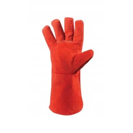 Raudonos ugniai atsparios pirštinės