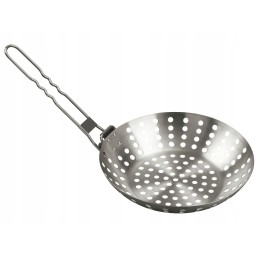 Apvalus padėklas, sulankstoma grilio keptuvė