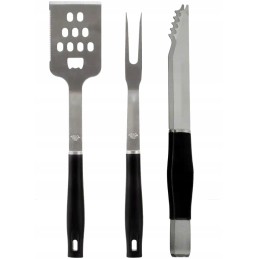 Stalo įrankiai kepsninės reikmenys žnyplės mentelė šakutė nerūdijantis plienas - BBQ