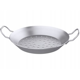 Grillmeister 28 5x4 5 cm geležinė grilio keptuvė