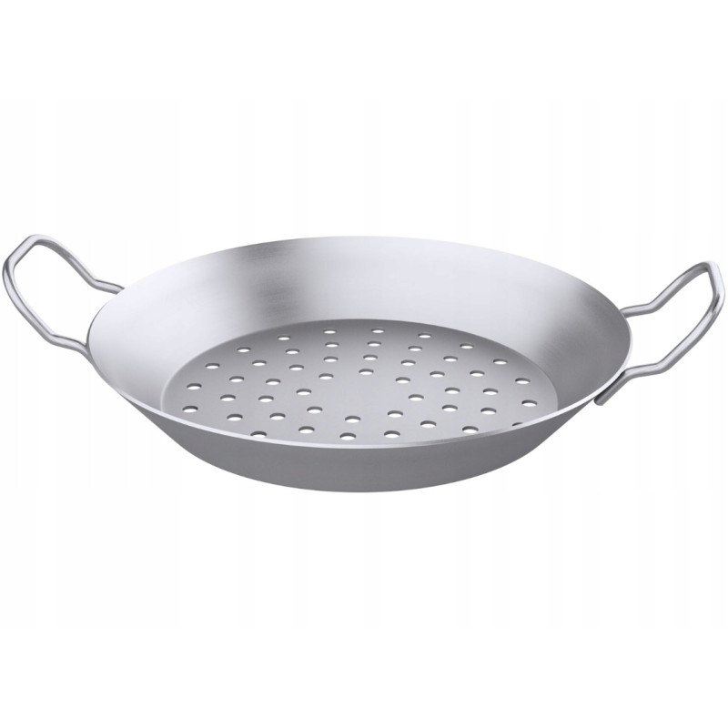 Grillmeister 28 5x4 5 cm geležinė grilio keptuvė