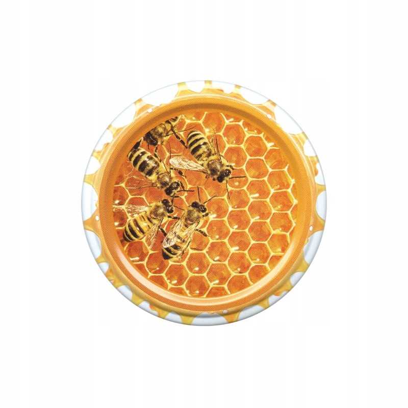 Kamšteliai medaus stiklainiams, maži fi66, 50 vnt - nm63