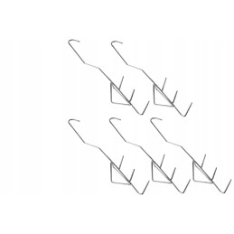 Trigubi žuvies rūkymo kabliukai su barstytuvu - 5 vnt