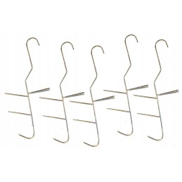 Nerūdijančio plieno rūkymo kabliukas ø3, trigubi kabliukai žuviai rūkyti - 5 vnt.