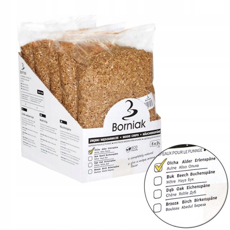 Alksnio skiedros zo-10 Borniak rūkyklai 10l