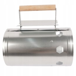 Plieninis kaminas šašlykinei uždegti