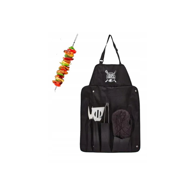 Prijuostė su kepsninės priedais - pirštinė - hitas