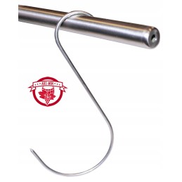 Kabliukai mėsai ir šaltiems gabalams rūkyti