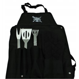 Grilio prijuostė su priedais, 5 vnt