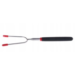 4x teleskopinis kotelis dešrelėms kepti ant laužo