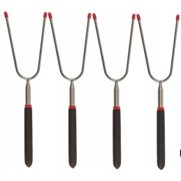 Laužo lazdos, grilis, teleskopinis stulpas, 4 vnt