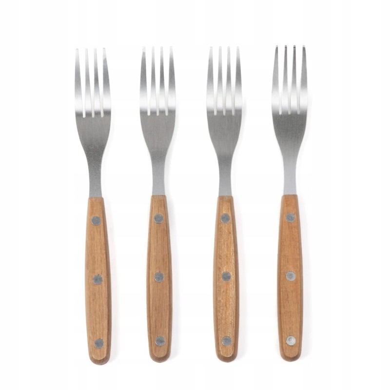 Lengvų kepsnių šakučių rinkinys kepsniams, 4 vnt